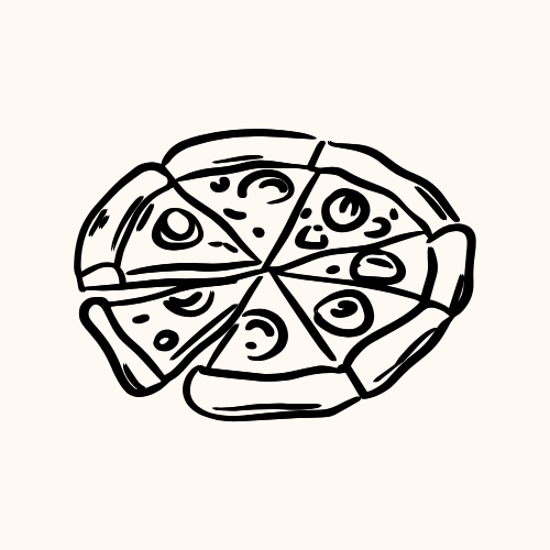 Illustration de pizza artisanale symbolisant la cuisine italienne et la convivialité Illustration de pizza artisanale symbolisant la cuisine italienne et la convivialité